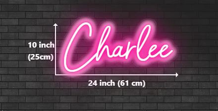 Charlee Neon Sign